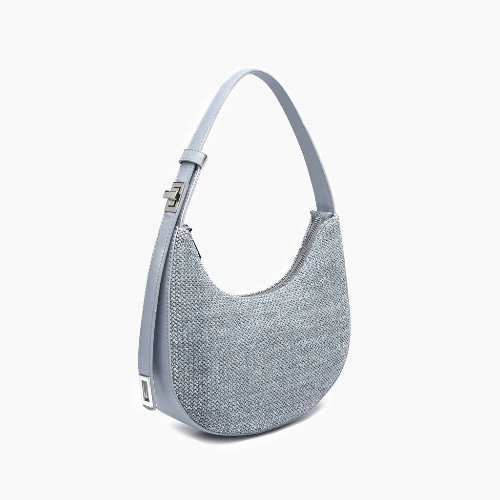 Coastal Straw Shoulder Purse