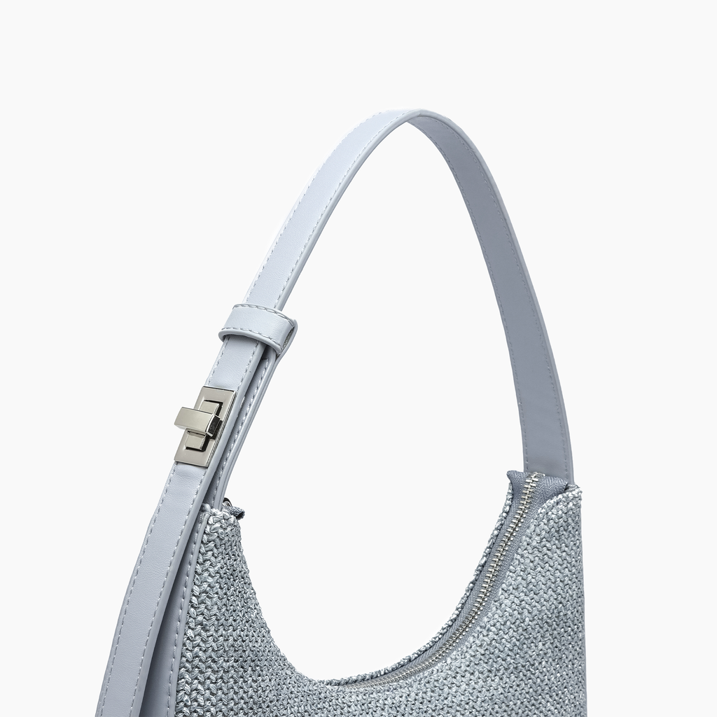 Coastal Straw Shoulder Purse