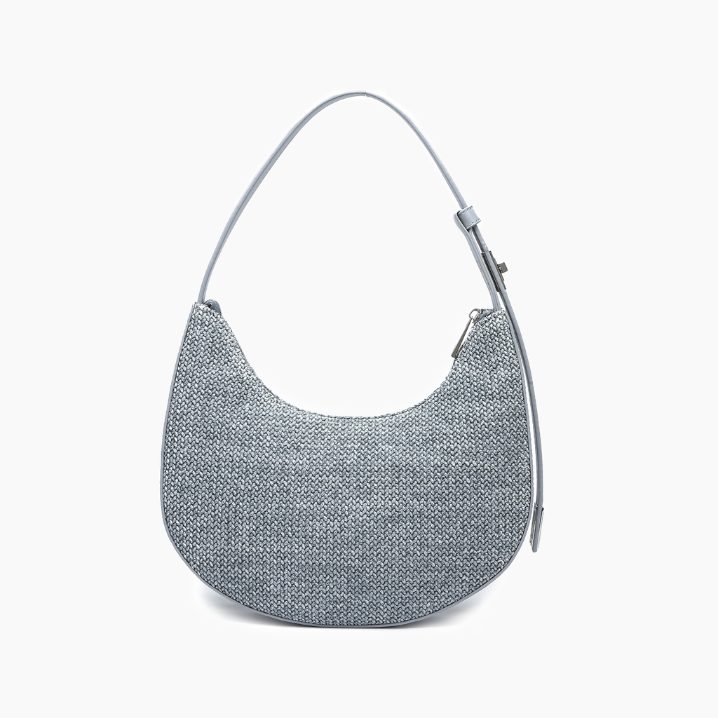 Coastal Straw Shoulder Purse