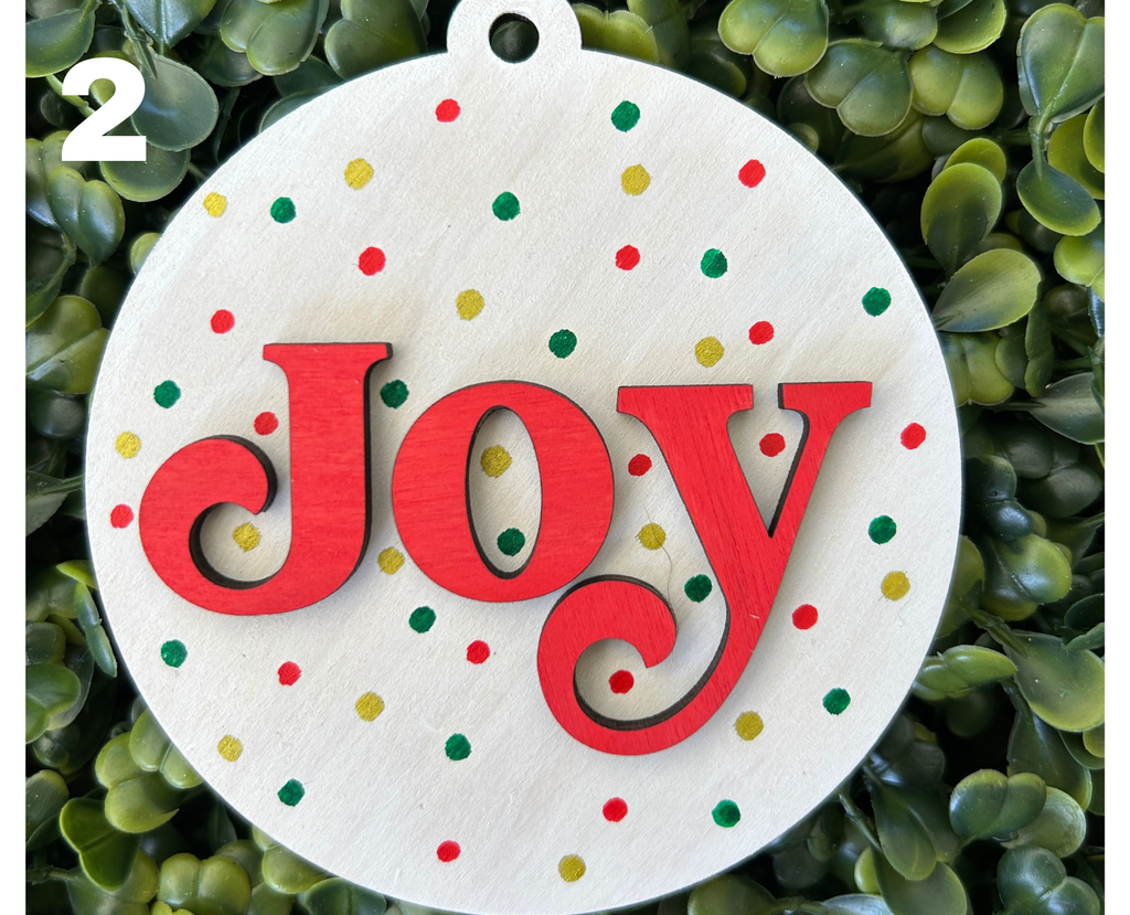 DIY Ornament Bar Ticket