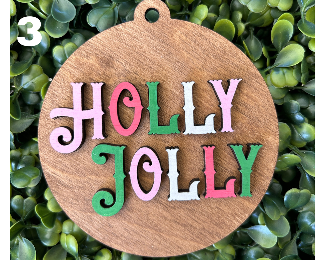 DIY Ornament Bar Ticket