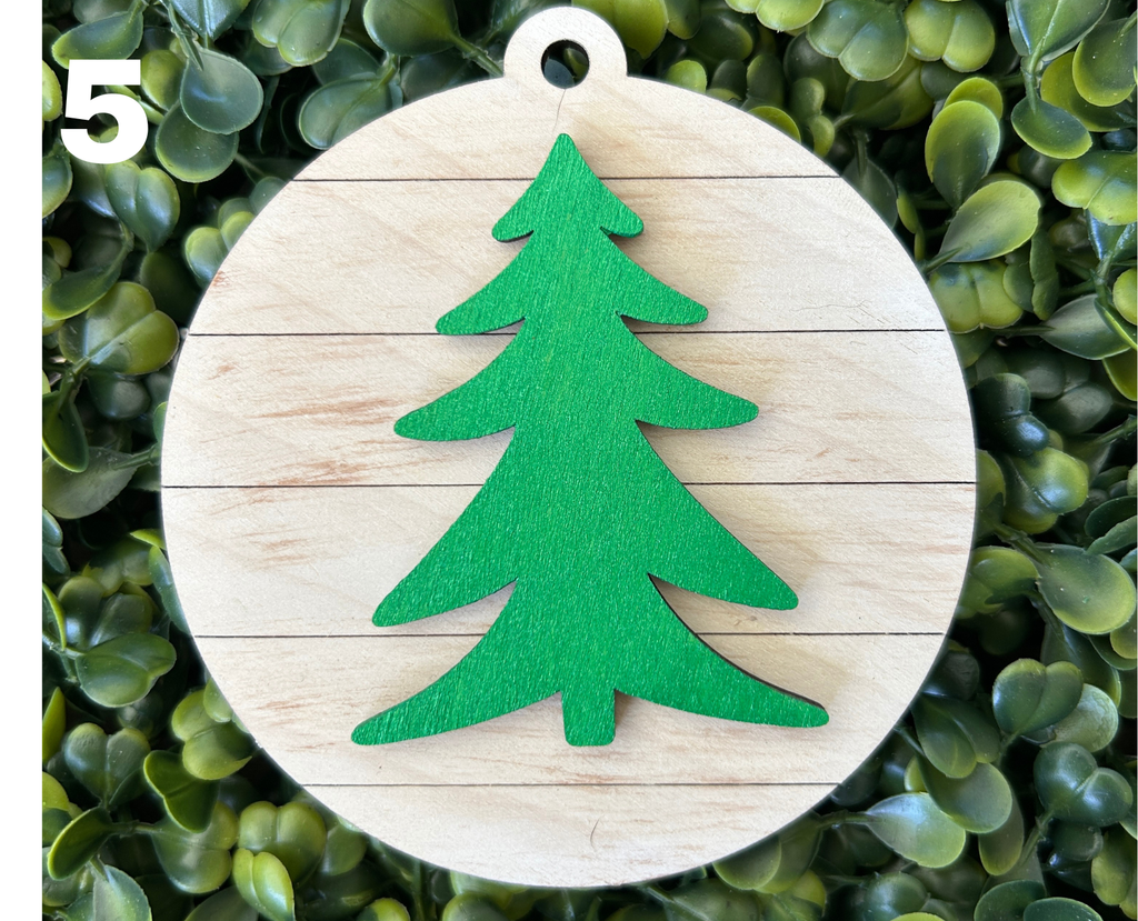 DIY Ornament Bar Ticket