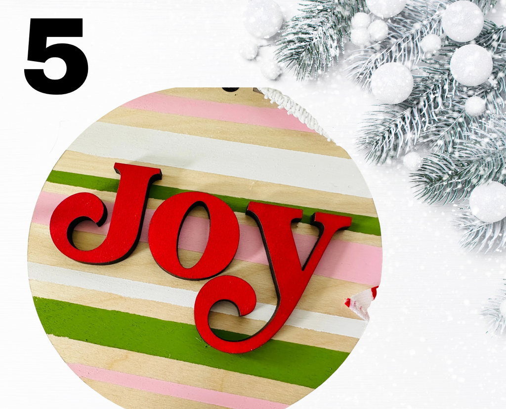 DIY Ornament Bar Ticket