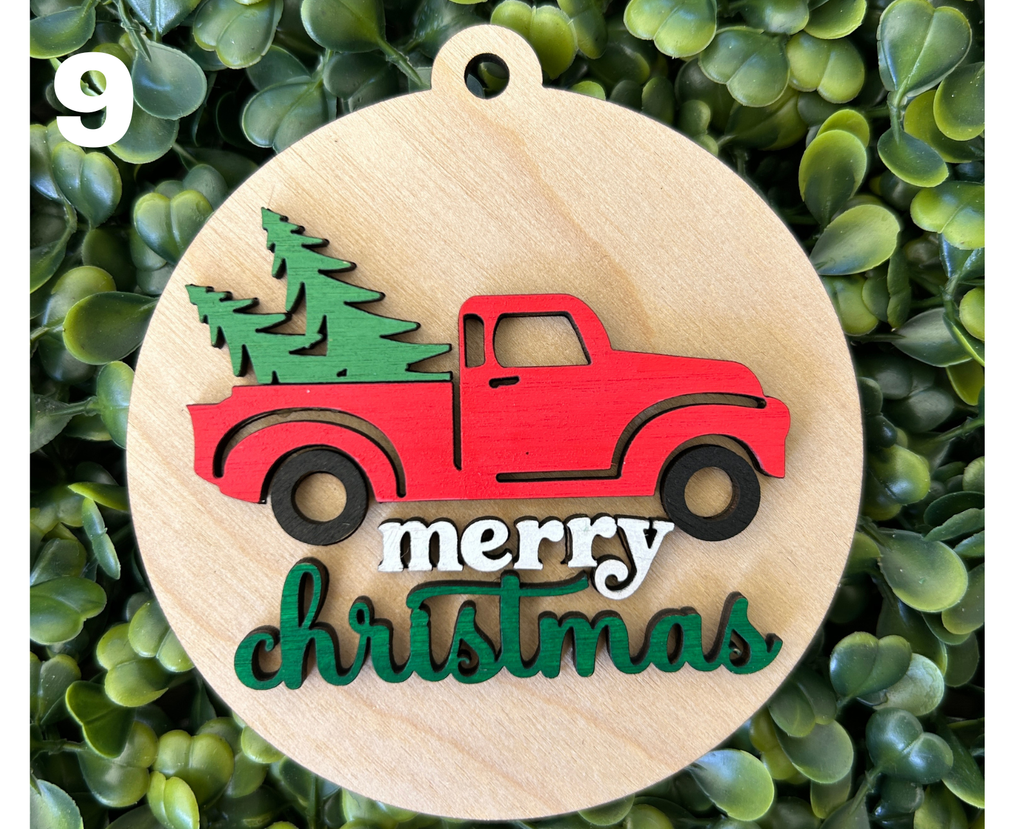 DIY Ornament Bar Ticket