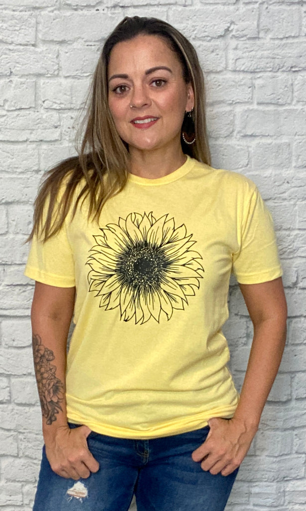 Sunflower Graphic T-Shirt